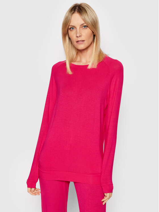 Piżamy damskie - Cyberjammies Koszulka piżamowa Carrie Slouch 9061 Różowy Regular Fit - grafika 1