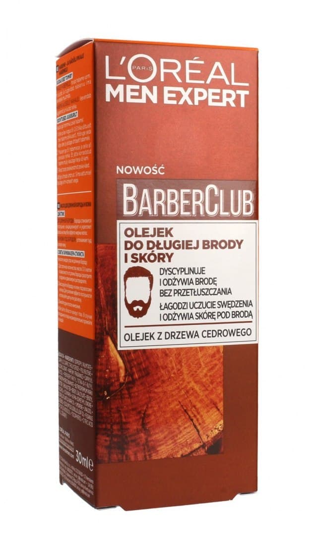 Loreal Men Expert MEN EXPERT BARBER CLUB Olejek do brody DŁUGIEJ, 30 ml 3600523580989