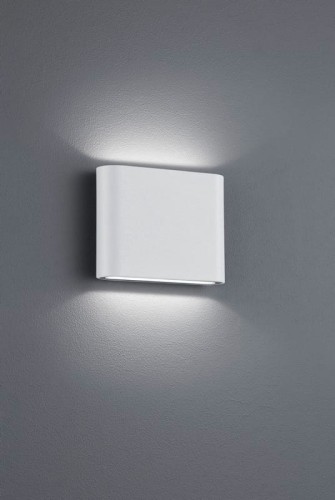 Trio Thames II Biały LED 2x2,5W szer. 11,5cm. IP54 3000K Kinkiet zewnętrzny 227560231 227560231