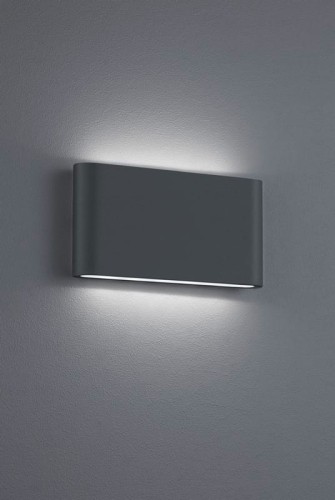 Trio Leuchten Kinkiet Batt LED 17 5cm ciemnoszary