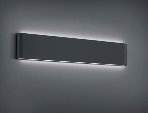 Trio Thames II Antracyt LED 2x8W szer. 46,5cm. IP54 3000K Kinkiet zewnętrzny 226460242 226460242