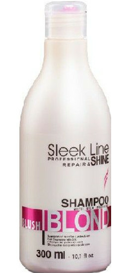 Stapiz Sleek Line Blond Blush szampon do włosów blond z różowym barwnikiem 300ml