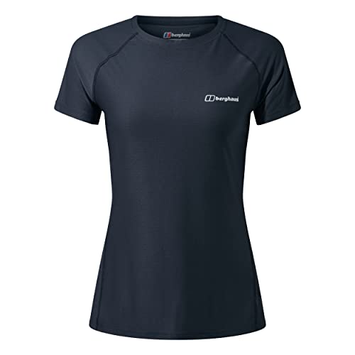 Berghaus Koszulka damska z krótkim rękawem 24/7 Czarny Jet Black 10 bh-4A000884-BP6-10