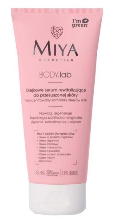 Miya Cosmetics Miya BODY.lab olejkowe serum rewitalizujące do przesuszonej skóry 200ml