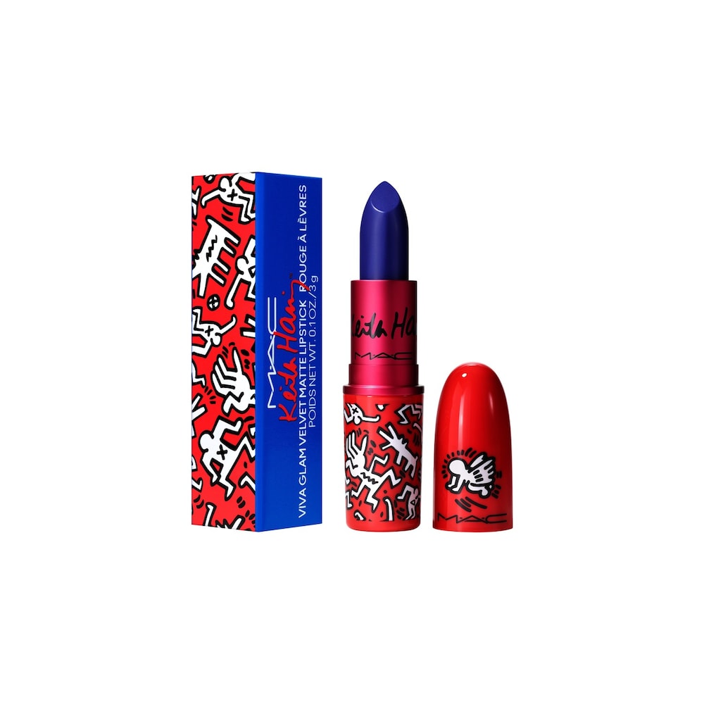 MAC Viva Glam x Keith Haring Lipstick Canal Blue 3.0 g