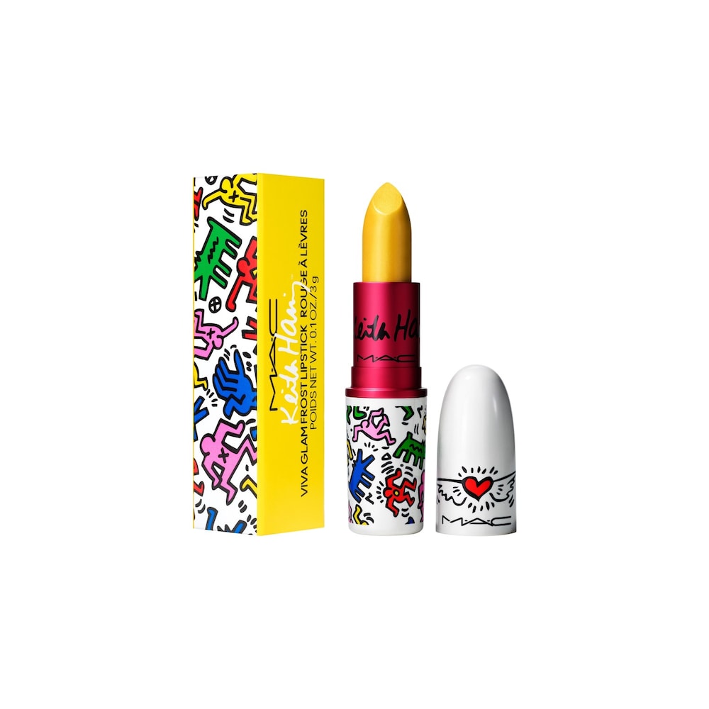 MAC Viva Glam x Keith Haring Lipstick St Marks Yellow 3.0 g