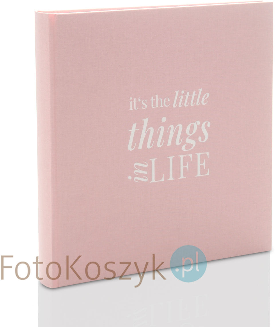 Album na zdjęcia wklejane Goldbuch Linum rose (tradycyjne 60 kremowych stron)