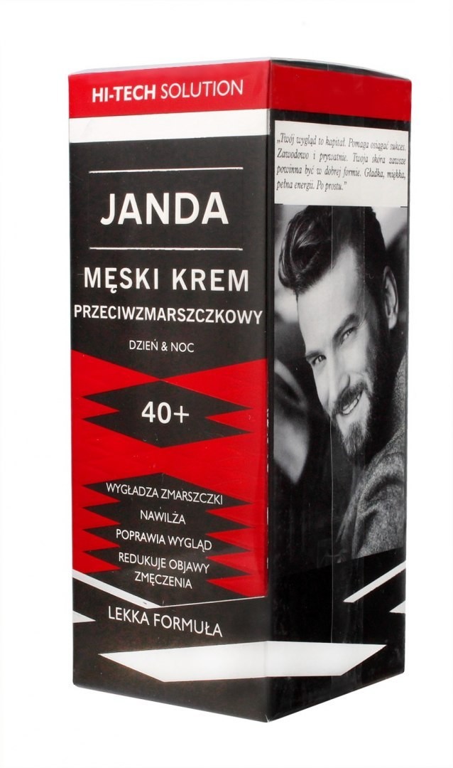 JANDA JANDA Men Męski Krem 40+ przeciwzmarszczkowy na dzień i noc 50ml 127307