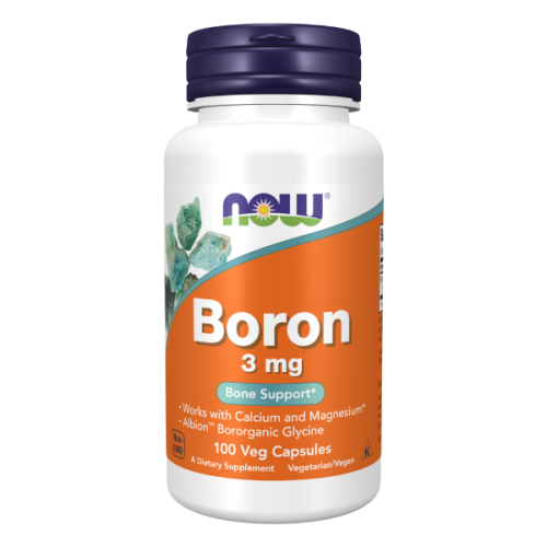 Now Foods Bor 3 mg - 100 kapsułek NOW340