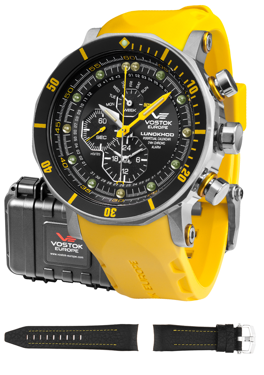 Vostok Europe Zegarek YM86-620A505S Lunokhod-2 Multifunctional -