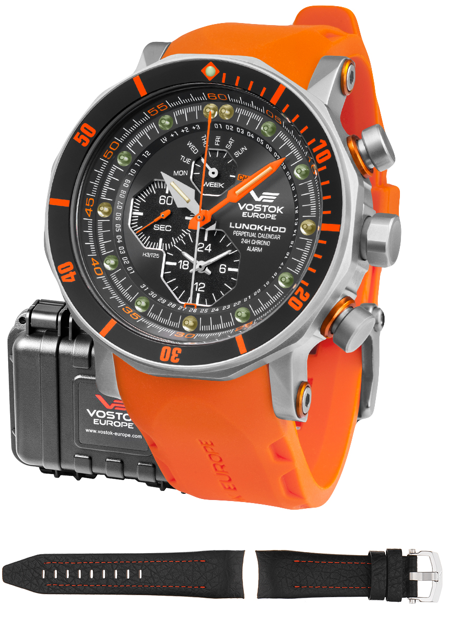 Vostok Europe Zegarek YM86-620A506S Lunokhod-2 Multifunctional -