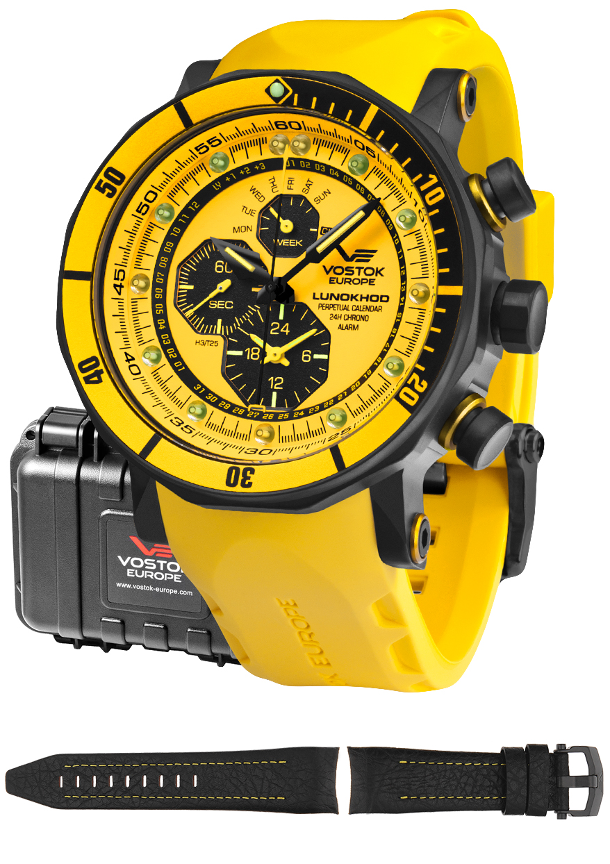 Vostok Europe Zegarek YM86-620C504S Lunokhod-2 Multifunctional -