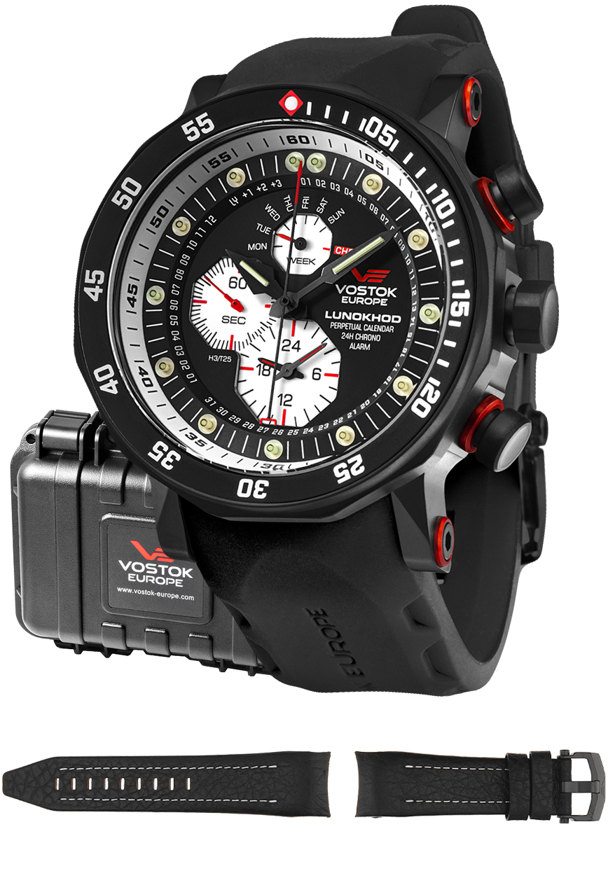 Vostok Europe Zegarek YM86-620C635S Lunokhod-2 Multifunctional -