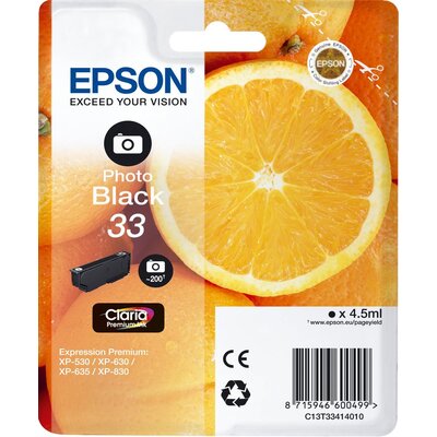 Toner Epson Claria Premium T33 foto černá C13T33414012)