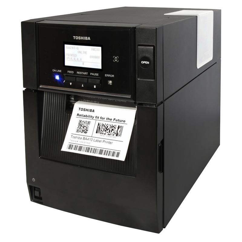 TOSHIBA Półprzemysłowa drukarka BA410 BA410T-TS12-QM-S