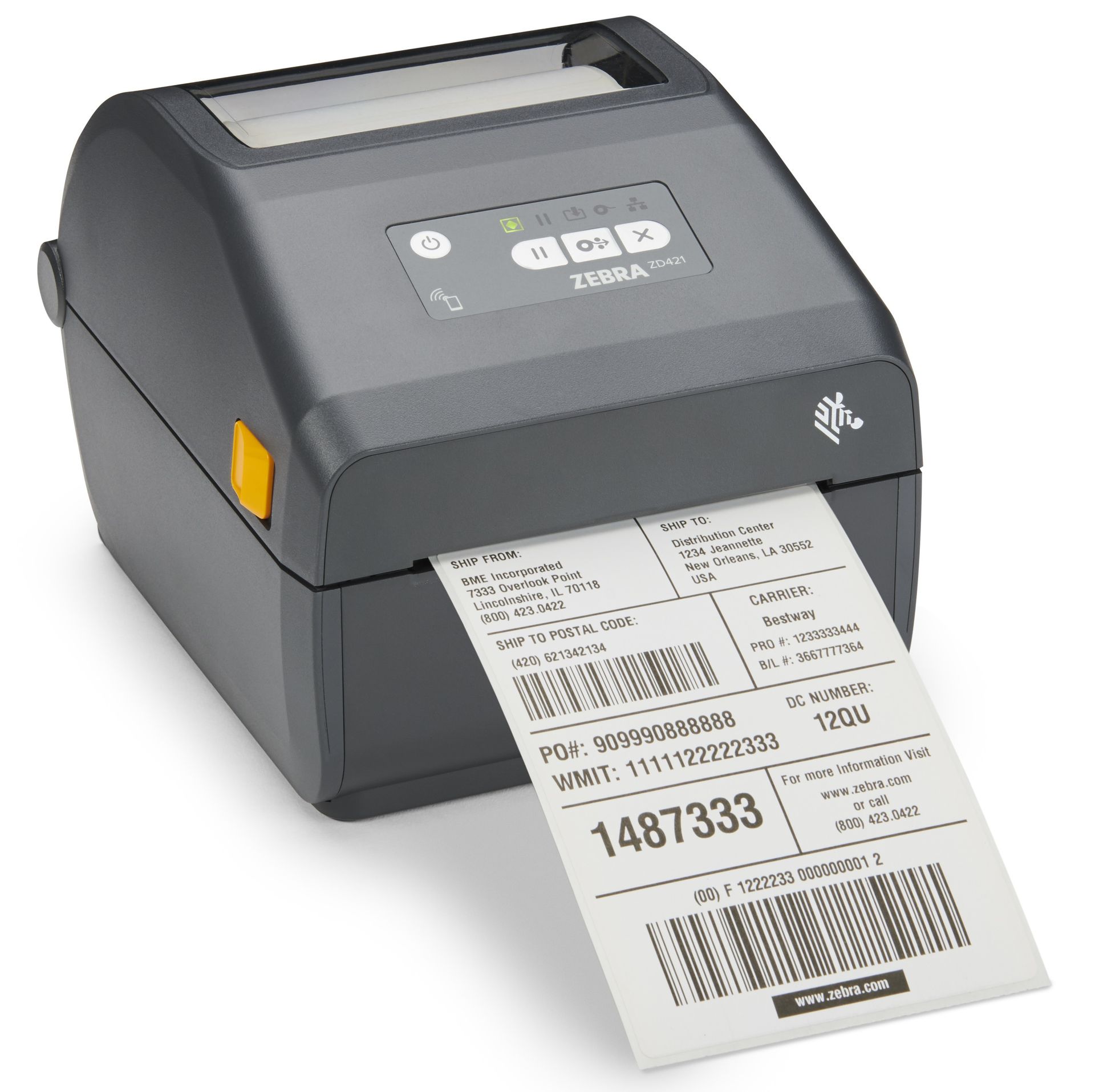 Zebra Biurkowa drukarka ZD421d ZD4A042-D0EM00EZ-BCM5