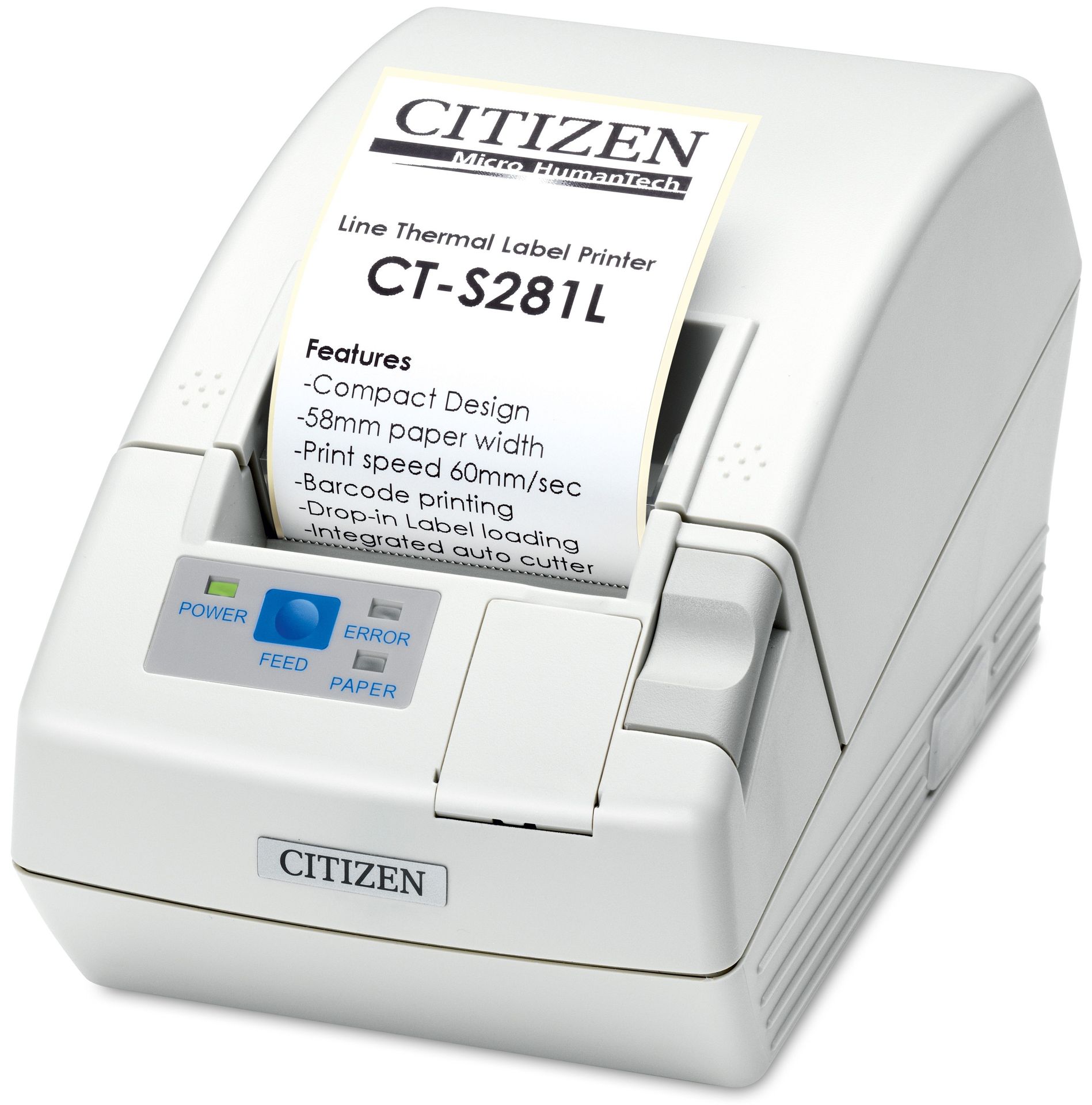 Citizen Drukarka termiczna CT-S281L CTS281RSEWHPLM1