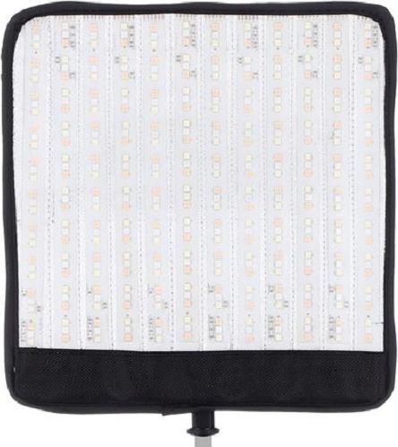 Lampa studyjna lampa studyjna T12 RGB led 34 x 32,5 cm czarna/biała 4 części
