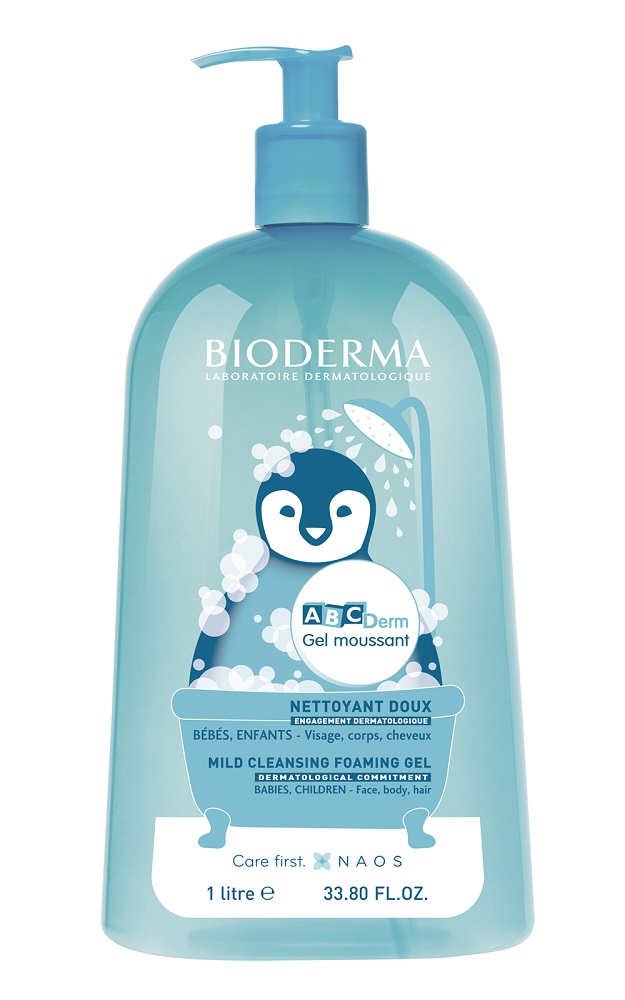 Bioderma NAOS POLAND SP. Z O.O. ABcDerm Moussant delikatny żel pod prysznic myjący do włosów