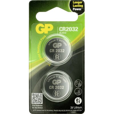 GP guzikowa CR2032 blister 2szt CR2032-U2