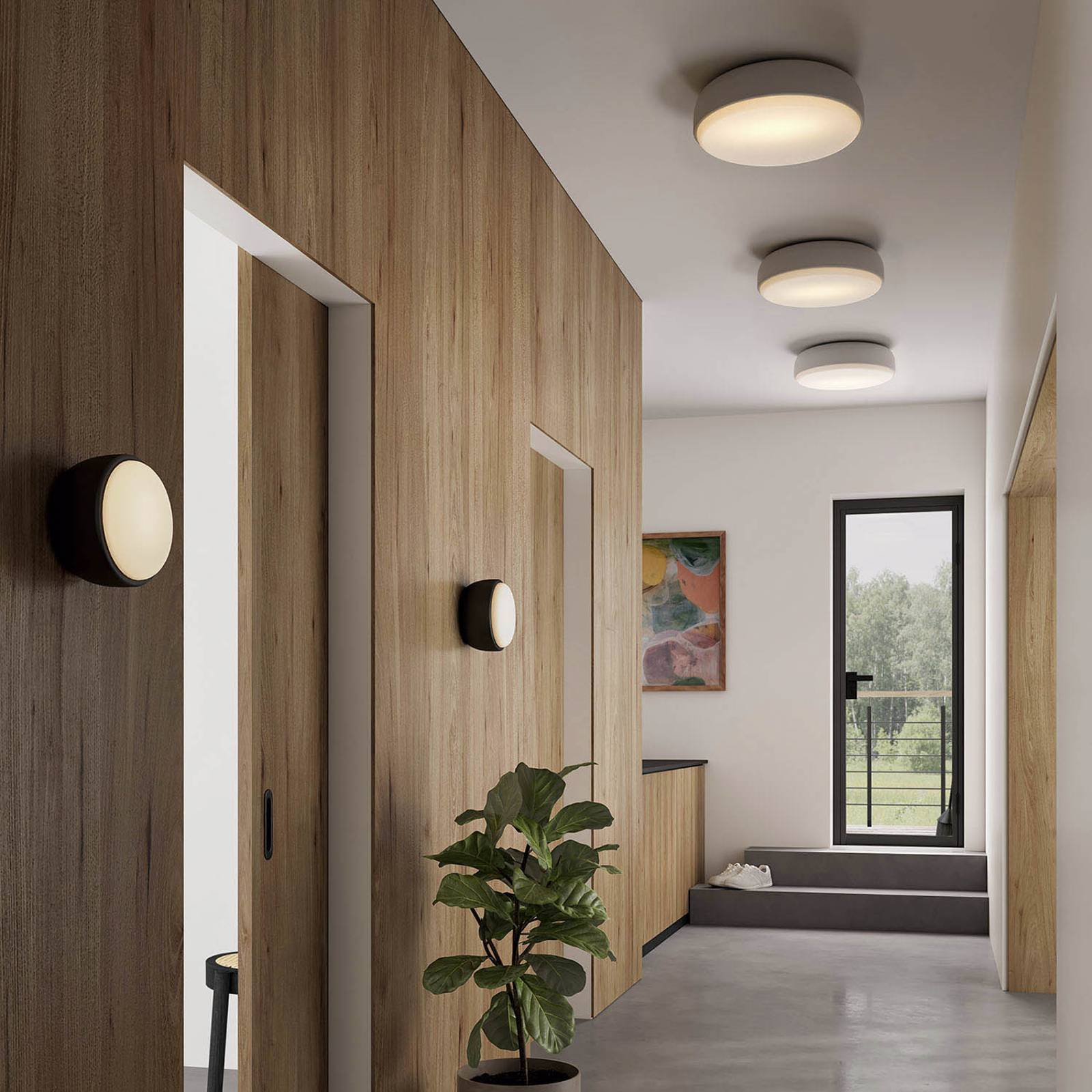 NORTHERN Northern Over Me lampa sufitowa czarna 20 cm