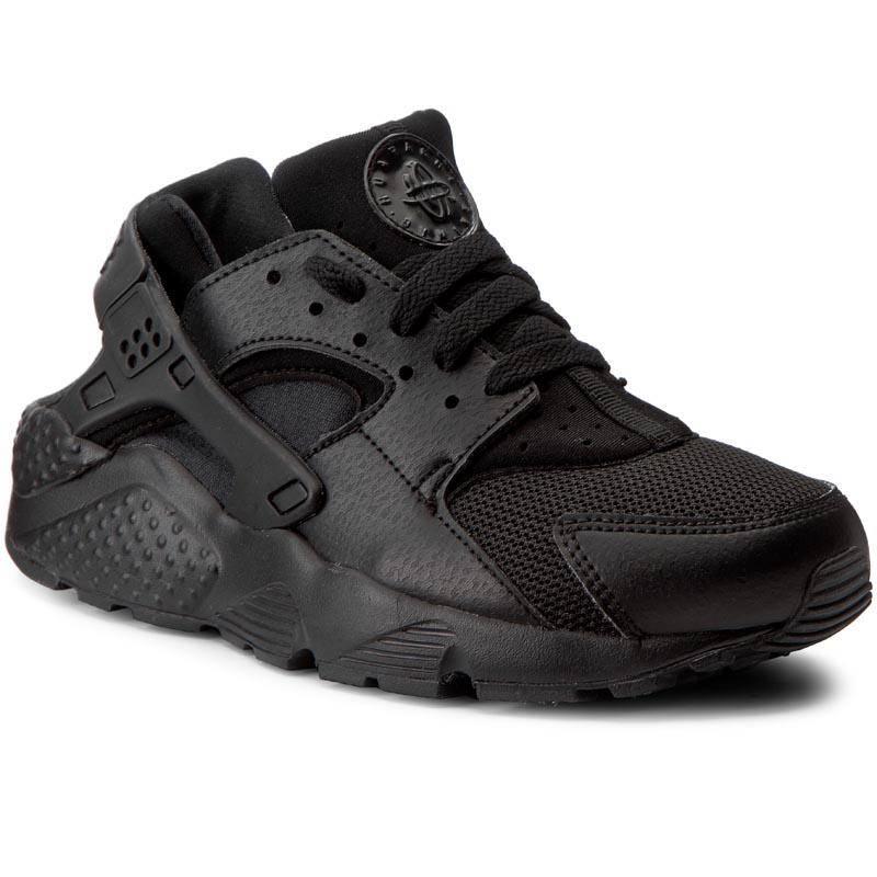 Nike Sportswear HUARACHE RUN Tenisówki i Trampki black/white 654275