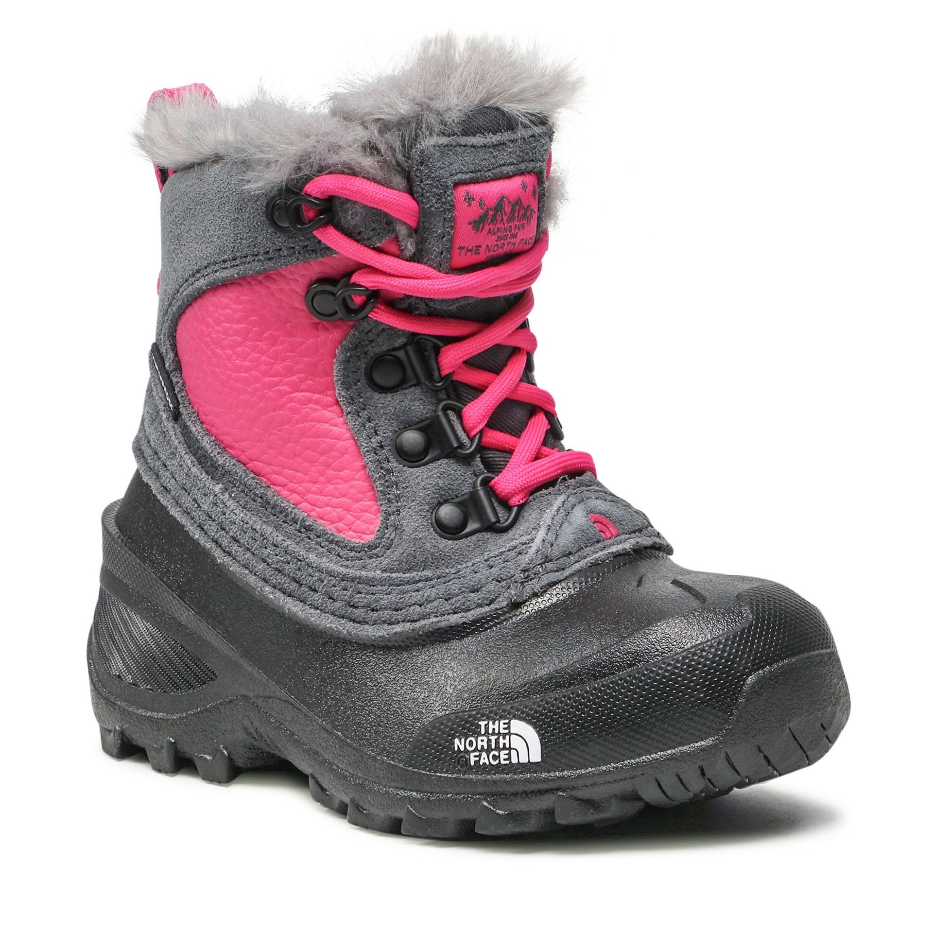 The North Face Śniegowce Youth Shellista Extreme NF0A2T5V34P1 Zinc Grey/Cabaret Pink