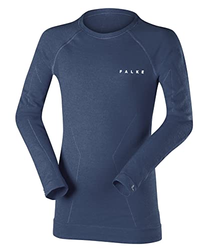 FALKE Dziecięca koszulka Wool-Tech z długim rękawem, capitain, 146-152