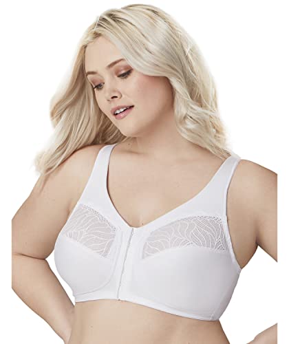 Glamorise Damski biustonosz z pełną osłoną, biały, 110C 1210WHT48C