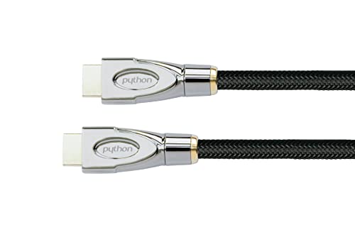 Good Connections Kabel Ka Moni HDMI HDMI S/S 1,0m schwarz PYTHON,4K2K 24Kvergoldete Stecker/-Kupferkontakte OFC Nylongeflecht GC-M0015