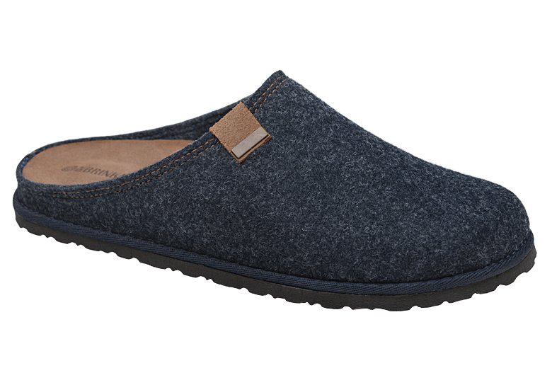 Kapcie Dr BRINKMANN 220296-5 Granatowe Pantofle domowe Ciapy zdrowotne