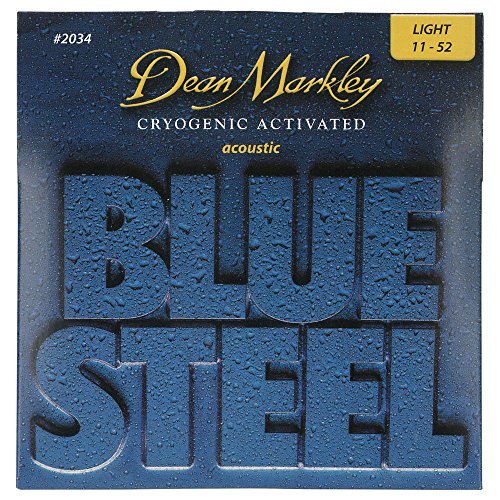 Dean Markley 2034 .0.11-0.52 struny do gitary akustycznej LT z niebieskiej stali