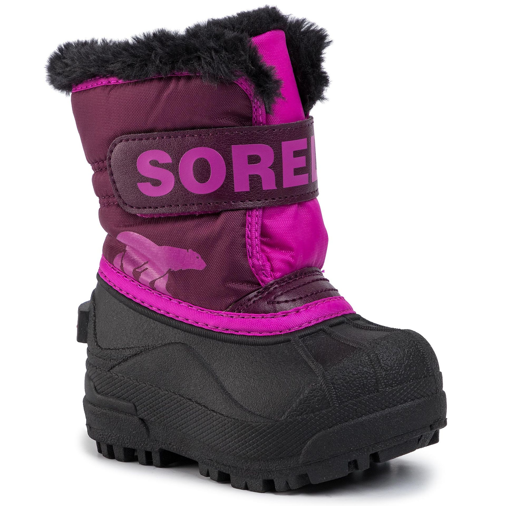 Śniegowce SOREL - Toddler Snow Commander NV1960 Purple Dahlia/Groovy Pink 562