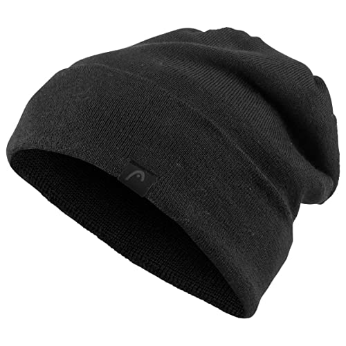 Head Czapka typu beanies, uniseks czarny czarny Rozmiar uniwersalny SNOW Beanie