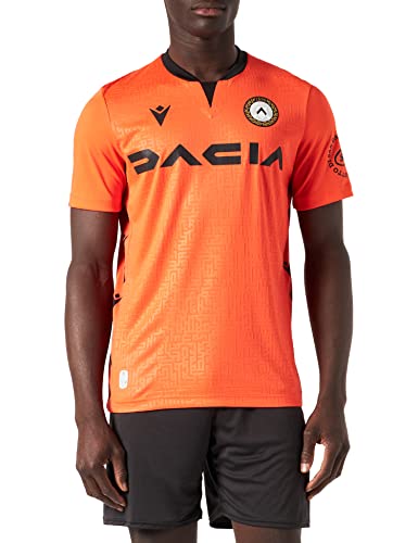 Macron Unisex Merchandising Ufficiale udińska koszulka piłkarska 2021/22, biały, L