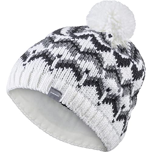 Head Damska czapka beanies Ski Beanie Women biały biały/czarny Rozmiar uniwersalny SKI Beanie Women