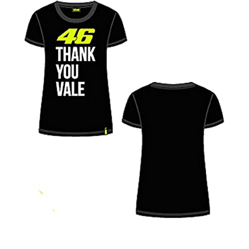 Valentino Rossi Damska koszulka 'Thank You Vale', Czarny, S VRWTS428104003