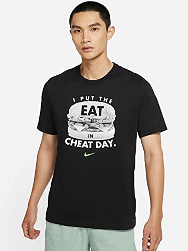 Nike Męski t-shirt M Nk Df Tee Humor T-Shirt, czarny, XL DD6920