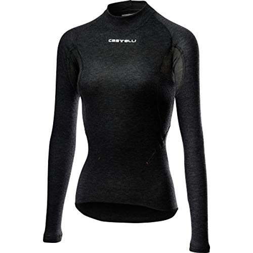 CASTELLI castelli Damska koszulka z długim rękawem Flanders 2 W, czarna, M A19547010-3
