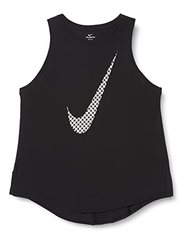 Nike Damska kurtka W Nk Df Tank Icon Clash Plus Vest, czarny/biały, 5XL