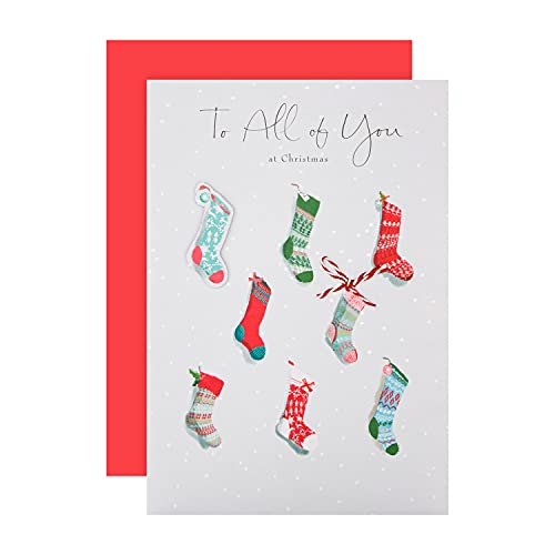 5012333000003 Kartka świąteczna 'To All from Hallmark - klasyczny wzór z ilustracją Lucy Cromwell' 25559829