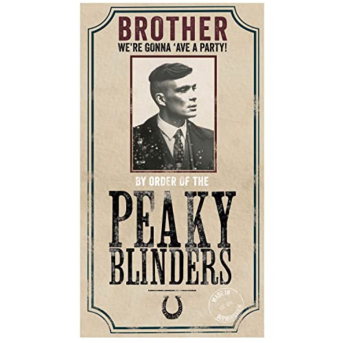 Peaky Blinders karta urodzinowa brata
