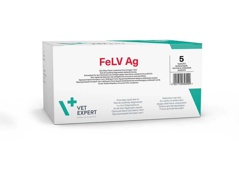 VetExpert Test diagnostyczny Wirus białaczki kotów FeLV Ag) 53023-uniw