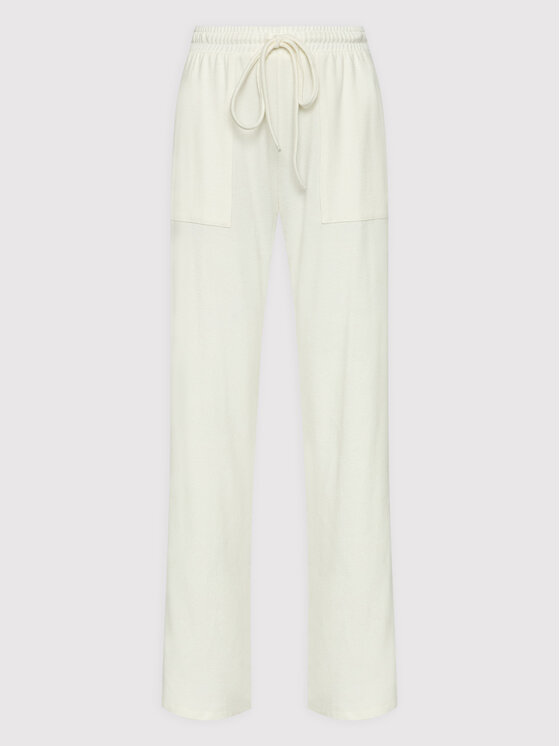 Imperial Spodnie materiałowe P3E7CAB Biały Regular Fit