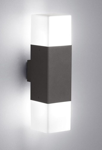 NoName lampa ścienna Hudson led 320 lumen 33 cm aluminium antracyt twm_551708