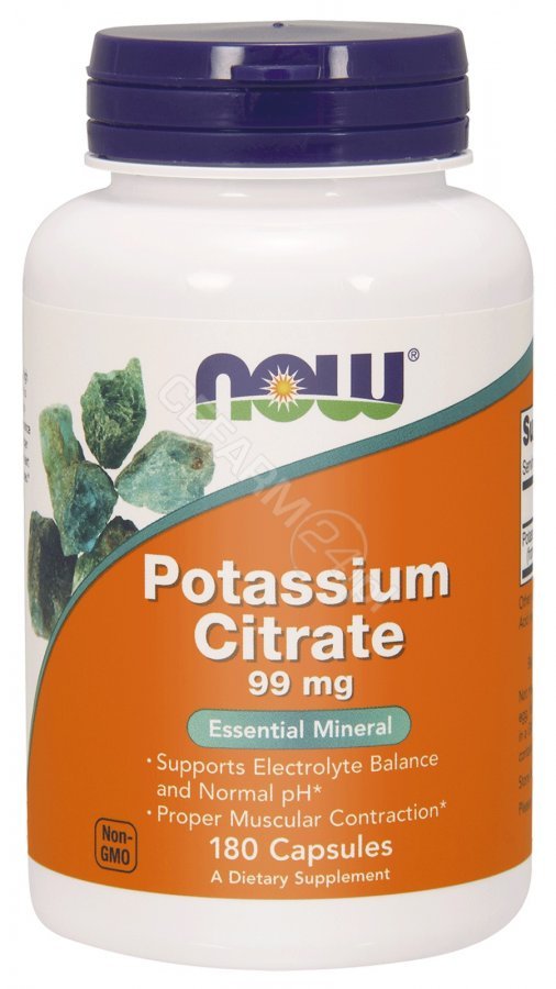 Now Foods NOW Potassium Citrate 99mg 180caps