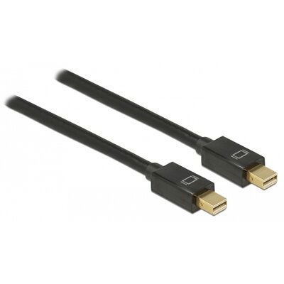 Delock kabel mini DisplayPort męskie - męskieini Displayport M0.5 m, black (83472)