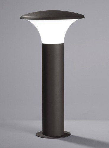 Trio Leuchten Nowoczesna lampa zewnętrzna stojąca ciemnoszara 50cm zawiera LED - Papi