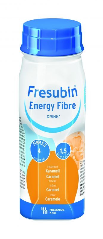 FRESENIUS KABI Fresubin Energy Fibre Drink o smaku karmelowym 4 x 200 ml