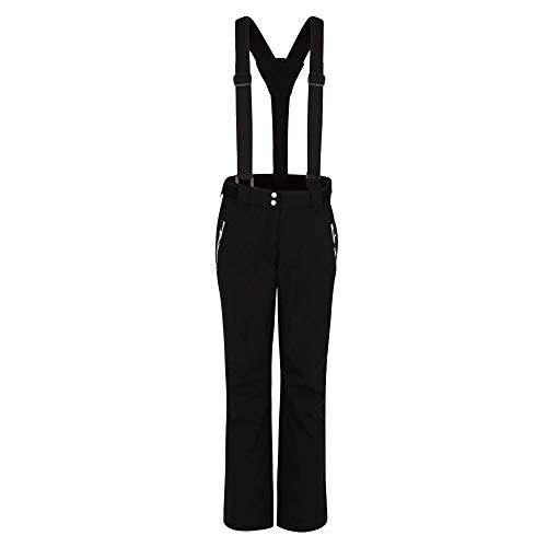Dare 2b Damskie Salopette De Ski Imperméable Et Isolant EDiffused bottoms, czarny, FR : M (talia Fabricant : 12)